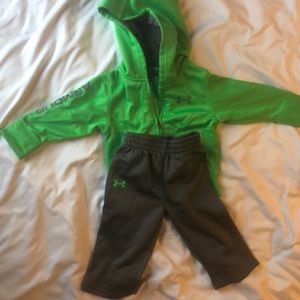Under Armor kids zipper hoodie and pants